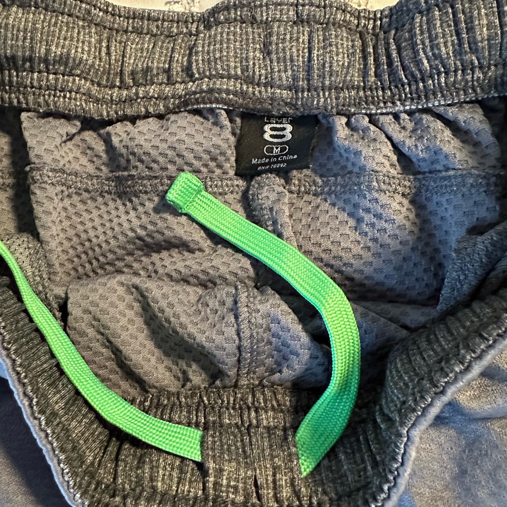 Gray Athletic Men's Shorts - Picture 2 of 4